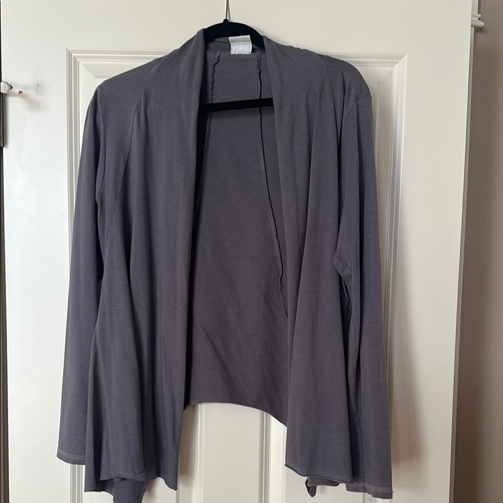 Gray Women's Open Cardigan